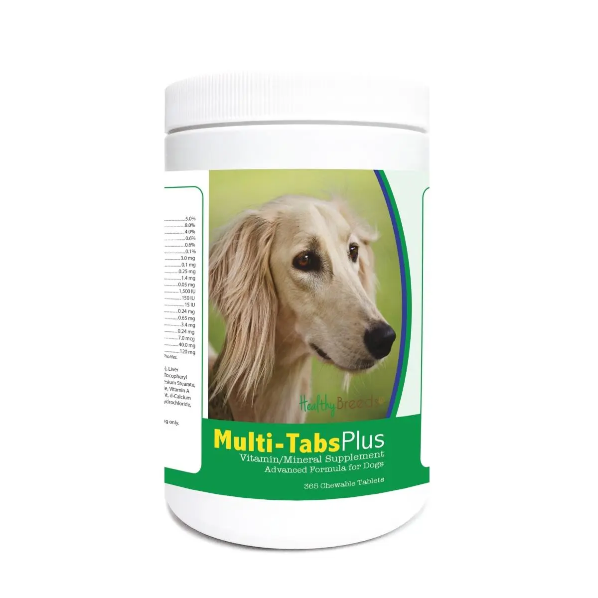 Healthy Breeds 840235122104 Saluki Multi-Tabs Plus Chewable Tablets - 365 Count