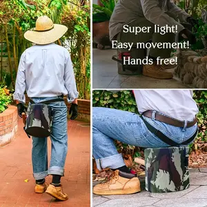 A Gardening Workbench - A Comfortable, Durable Padded Garden Seat, Ideal For Gardening, Tilling, And Fishing - Ultra-Light, Adjustable, And Portable - The Perfect Gift For Elderly Parents Or Grandparents!