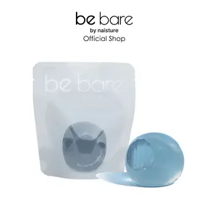 [be bare by Naisture] Aqua Jelly Ball Cleanser in Fresh Aqua | Korean Skincare Daily Face and Body Wash | Squalene & Hyaluronic Acid for Dry & Normal Skin | Hydrating, Moisturizing, Stress-Relief | Naisture Vegan Shower Jelly ASMR Facial Cleanser