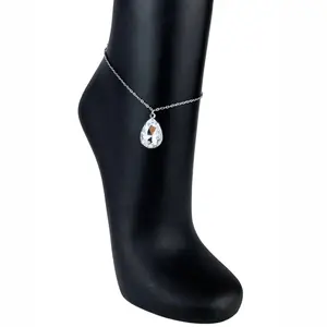 LOVE ANKLET foot bracelet bridal anklet bridesmaids birthday gift for her