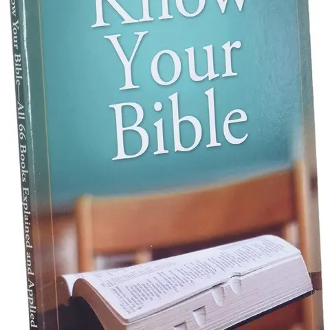 Know Your Bible: All 66 Books Explained and Applied Mass Market Paperback (Value Books Series) - Clear, Accessible Biblical Knowledge Guide for Beginners, Aids Understanding Scripture Clarity, Builds Confidence for Personal Devotion