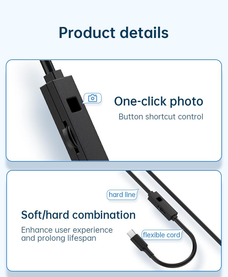 Multifunctional 1920P HD Borescope Endoscope Camera, IP67 Waterproof Inspection Tool with 8 Adjustable LED Lights, 16.4ft Semi-Rigid Snake Camera for Car Repair, Home Appliance, Pipeline, Mold & Wiring Inspection, Gift for Boyfriend, Husband, Father outdo