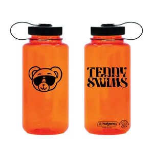 Orange Teddy Water Bottle