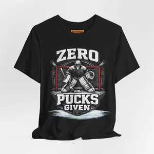 Zero Pucks Given Hockey Shirt | Funny Hockey Tee