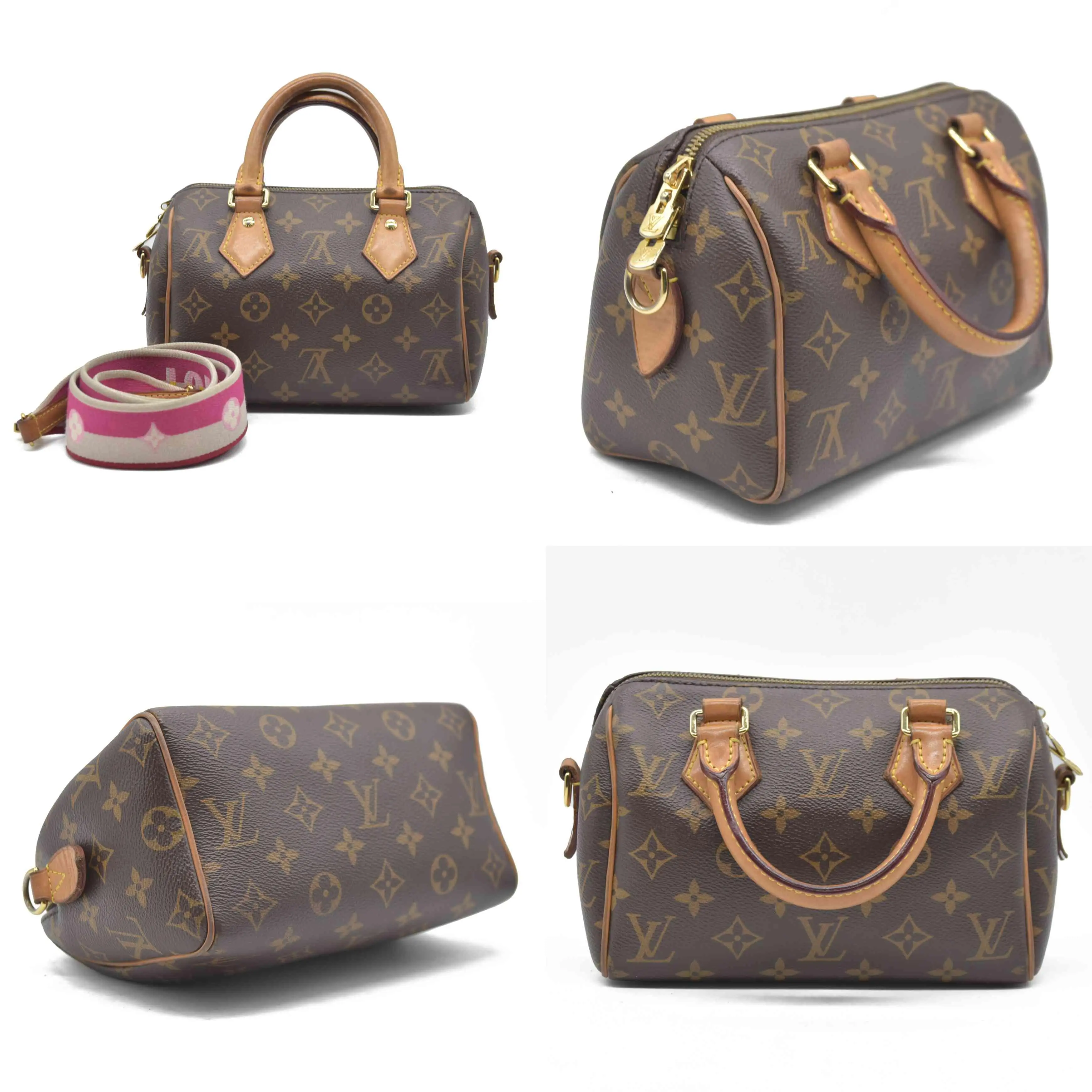 Pre-owned Louis Vuitton canvas Shoulder Bags $2260 Monogram Speedy