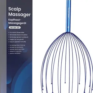 Scalp Massager 1 per Box Femometer Head Massager Scalp Stress Relax, Head Scratcher with 28 Fingers, Scalp Massager Tool, Acupuncture Point Massager, Tangle -Free, Deep Relaxation and Better Sleep (1 Pack)