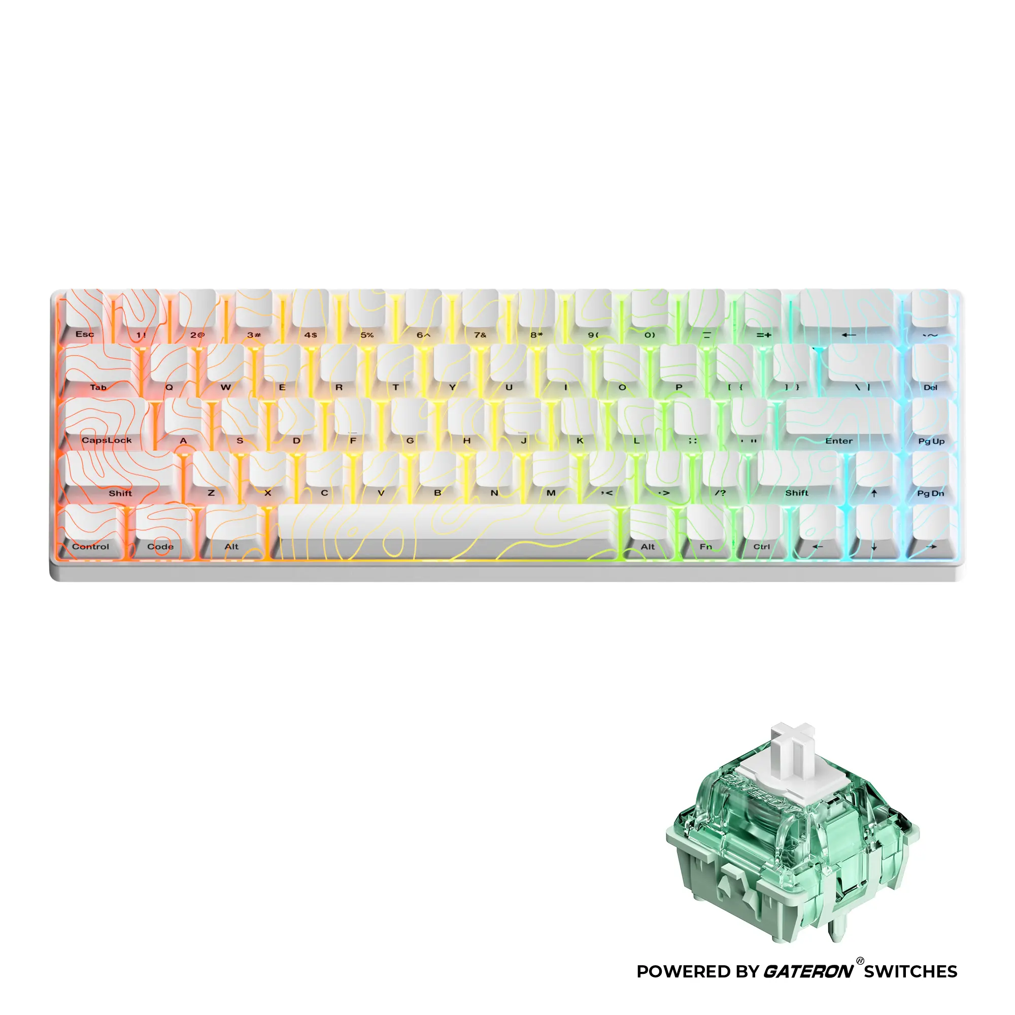 XVX HE68 Pro gaming keyboard, GATERON Magnetic jade pro Switchs,CNC Aluminum Frame, Hot-Swap, 8000 Hz Polling Rate, 0.02mm Rapid Trigger Gaming Hall Effect 68% Wired Mechanical Keyboard with IMD-Tech keycaps,gaming accessories