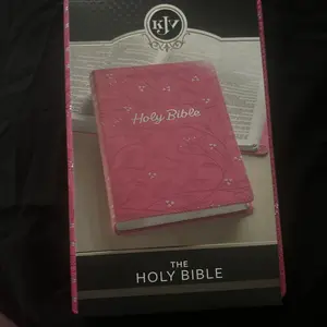 Pearlized Cherry Pink Faux Leather King James Version Gift Edition Bible (Font: 8-point) (No Bible Tabs)