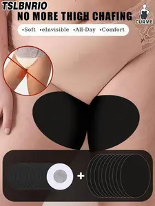 "40PCS Anti Chafing Thigh Pads Set - Invisible Soft Thigh Chafing Sticker, High Viscosity Skin Friendly Anti Wear Patches, Suitable for Thighs, Calves, Knees, Armpits, Perfect for Running, Walking, Sports"