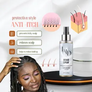 Aftercare Kit - Protective hair care   with anti itch -Mousse Control, Oil, Edge Brush, silk mist , Scrunchie & False Lashes - $45.99 Only -