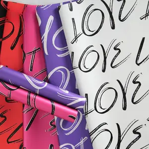 Love Wrapping Paper Waterproof, Pack of 20 - Love