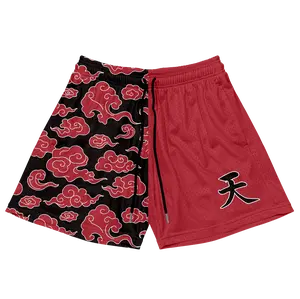 Heaven Kanji Shorts - Red
