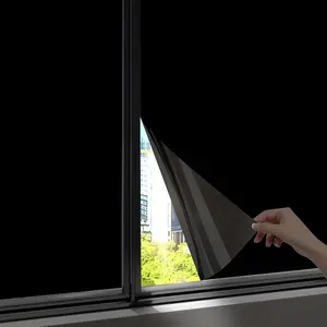 1 Roll 100% Blackout Privacy Window Film, Anti-UV & Thermal Insulation, Scratch-Resistant, Easy Install, All-Season Window Tint for Home & Office