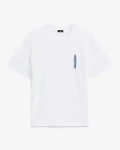 Classic Fit Mini Express Surfboard Logo Graphic Cotton T-Shirt