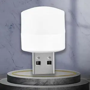 USB Mini Night Light, Portable Bedside Lamp, Ideal For Home Bedroom & Dormitory