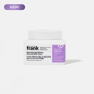 Excuse My Frank Bakuchiol Age Defense Face and Neck Cream (150g/5.29 oz) - Lightweight, Hydrating, Soothing Moisturizer for Sensitive & All Skin Types, Improves Texture, Single Item