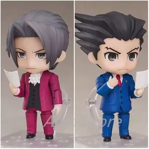 Anime Ace Attorney Phoenix Wright 1761 Miles Edgeworth 1762 Articulated PVC Action Figure Boxed Figure Doll Decoration 10cm