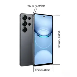 EET S25 Ultra Unlocked 5G Smartphone, 12GB+512GB, 6800mAh Battery, Fast Charging Capability, Android 14 System, 108MP+48MP Camera, Face & Fingerprint Unlock | Dual SIM | Autofocus | Built-in Pen |
