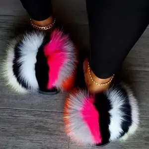 Ladies Fluffy Slides Ladies Fluffy Slides