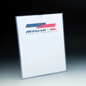 Beemak Plastics TVF-1 8.5 x 11 in. Wall Mount Sign Holder for Literature