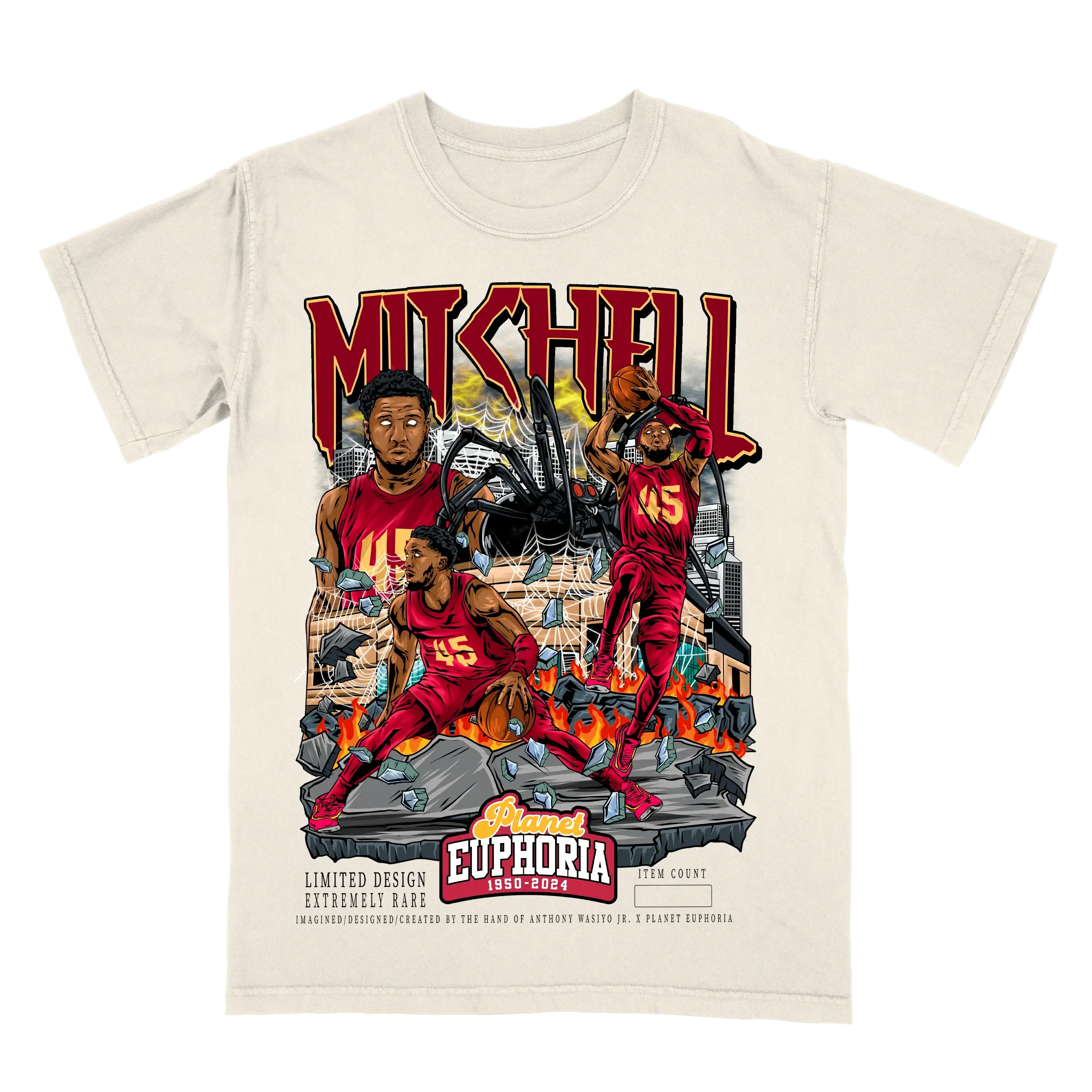 Donovan Mitchell Tee Shirt 90s Vintage Basketball Graphic Tee Men Women Fan