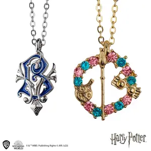 1/4Pcs WB Officially License Harry Potter Necklace Earrings Funny Charm Jewelry Fashion Merch Accessories For Women Holiday Date Daily Wear Gifts For Christmas Valentine's Day Decorations Favors Birthday Party Gifts