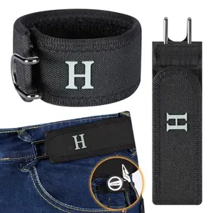 Tactical Metal Hook Elastic Belt (Unisex) - Patented No - Buckle Invisible Design | Soft Adjustable Side TikTokShopBlackFriday