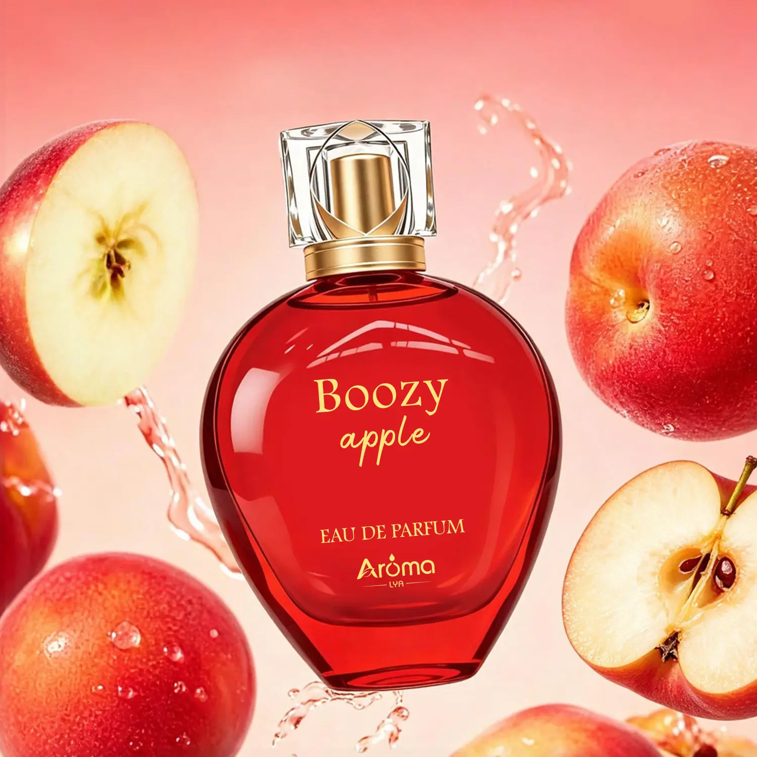 Boozy Apple Eau de Parfum 50ml | Crisp Red Apple, Dried Fruit, Vanilla | Long Lasting Luxury Gourmet tune Fragrance | Beauty Products Women Perfume