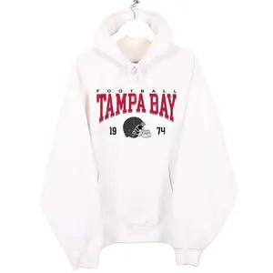 Vintage Tampa Bay Football Crewneck Hoodie, Tampa Bay Team Pullover Hoodie, Vintage Buccaneer Hoodie, Buccaneer Fan Apparel, Classic Tampa Bay Fan Pullover, Tampa Bay Football Supporter Gift, Tampa Bay Football Long sleeve 3