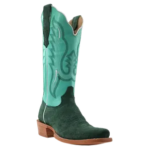 R. Watson Women’s Mint and Teal Roughout Narrow Square 13″ Boot