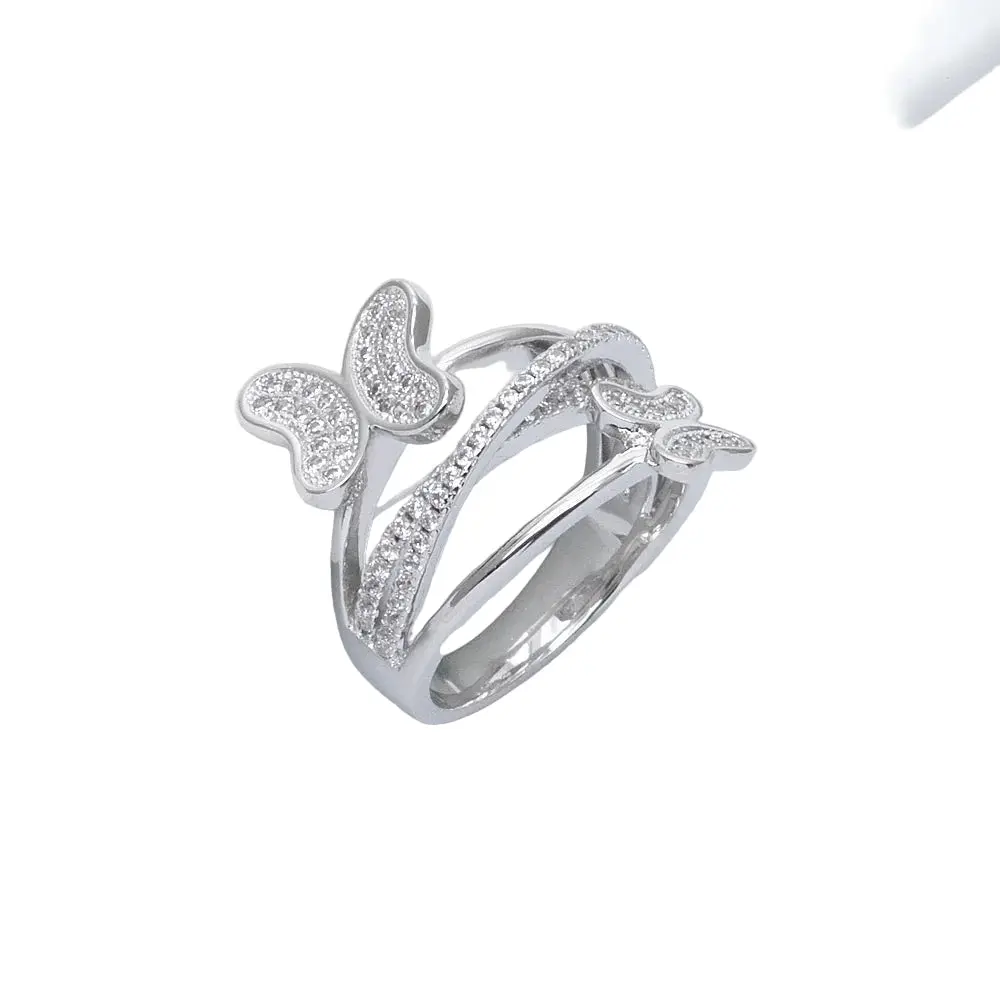 Twilight Wings Ring-Silver "LM"