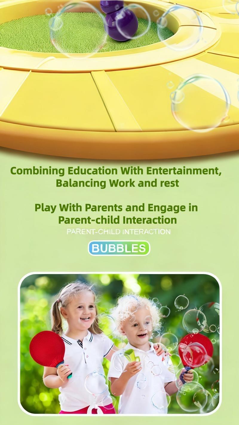 Giant Bubble Maker Toy – Easy Ping Pong Bubble Blower for Kids Outdoor Fun