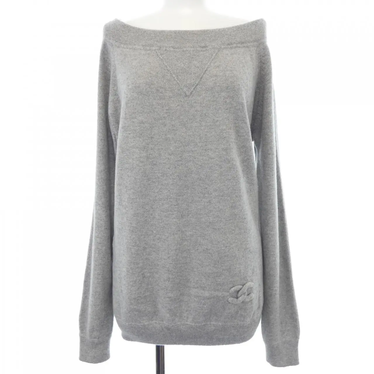 Pre-owned CHANEL Cashmere Small Leather Goods Knit 100% Sweater