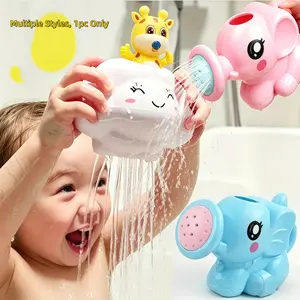 Cute Cloud Deer and Elephant Bath Toys, Abs Safe Durable Material, Fun Design for Baby Bathroom Time, Shower Toy Water Sprayer for Bathtub Pool Play