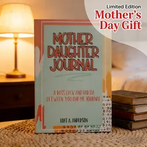 Mother's Day Gift Choice, Mother-Daughter Dialogue Diary, Interactive Notebook for Love & Understanding, Cozy Home Style, Suitable for Teenage/adult Daughters