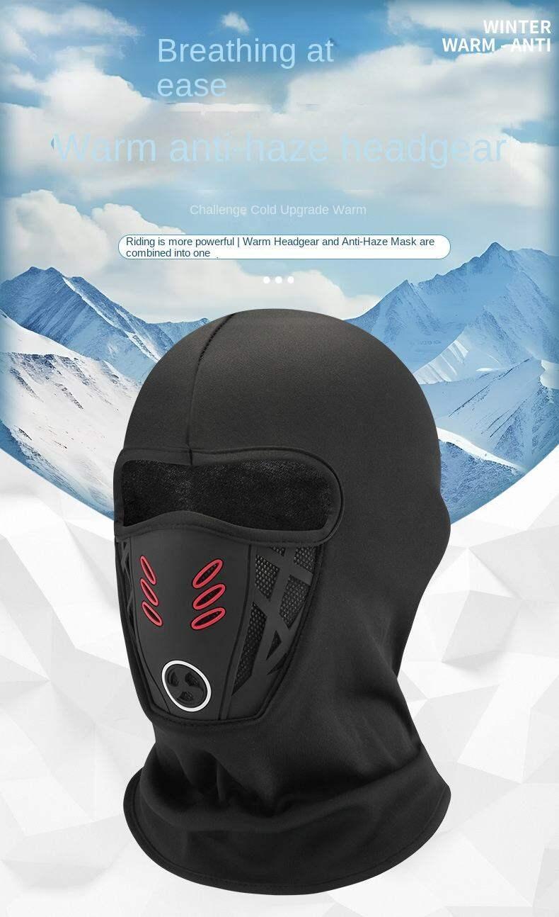 Winter Rider Warm Anti-Haze Balaclava Full Face Mask for Motorcycle Riding Cycling Ski Hood Cap Windproof Soft Outdoor Warm Bike Headwear