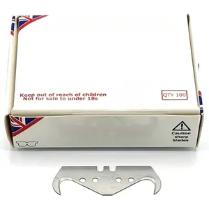 Super Big Hook Trimming Blades x 100 for Roofing and flooring