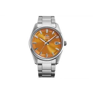 Orient Stretto Date | Contemporary 38.5mm Dress Watch | Sapphire Crystal | Orange Dial, RA-AC0R08Y30B