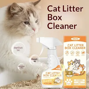 Cat Litter Box Cleaner Disinfectant Fresh Air Pet Deodorizer Odor Eliminator, Pet Supplies Toy Cleaning Agent, Essential Cat Care Products Kitty Kitten