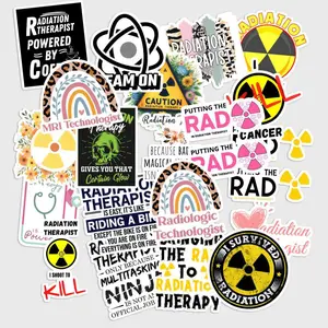 Sticker Pack 20 pcs Radiation Therapy Stickers, Cancer Care Support Vinyl Decals