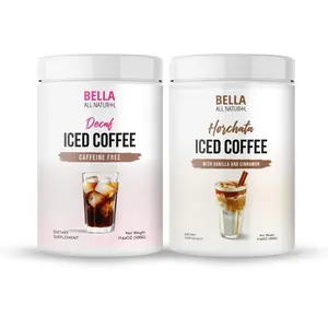 Bella All Natural Horchata Iced Coffee and Decaf Iced Coffee