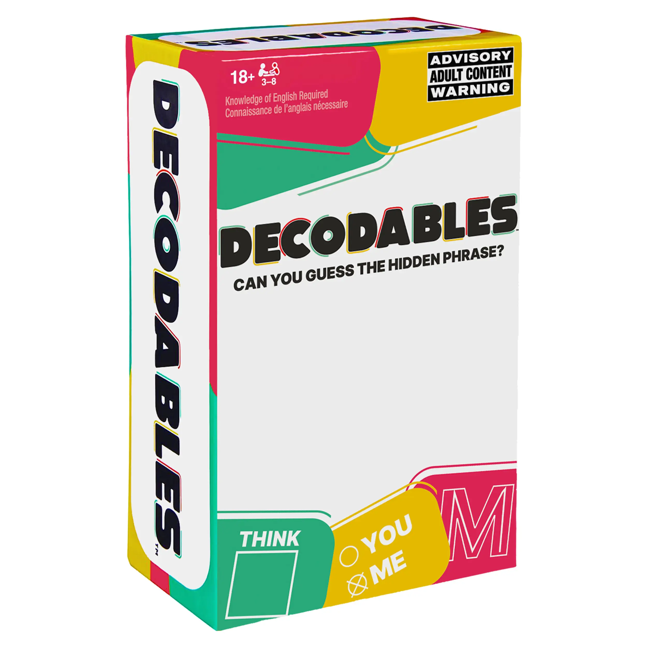 Decodables - A Hysterical Party Game to See Who Can Guess the Hidden Phrase First! One Syllable Words Clue Cards