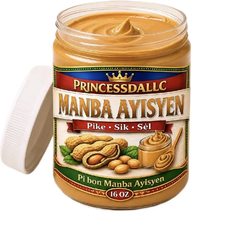 Haitian Peanut Butter (Manba) – 16 oz