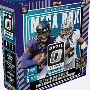 Break #5 20) 2025 NFL Don Russ Optic MEGA 20x sealed case WM DOWNTOWN HUNT NEW RELEASE PYT PICK YOUR TEAM