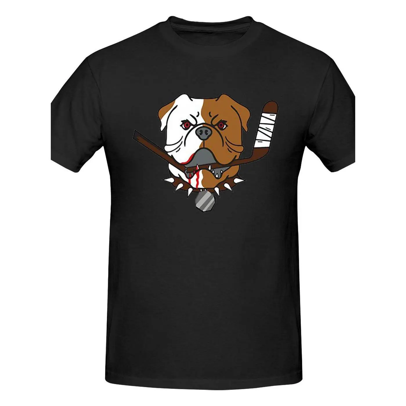 SHORESY Sudbury Bulldogs Logo T-Shirt for Men Cotton Oversized T Shirts Men'S Tees Short Round Neck Summer Clothes Tops