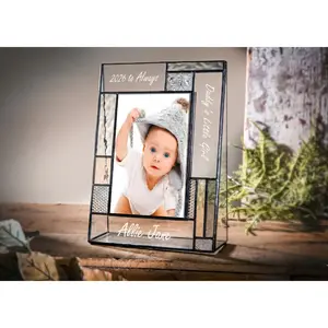 Dad Picture Frame Personalized Baby Girl Photo Frame Custom Gift Pic 392-46V EP621
