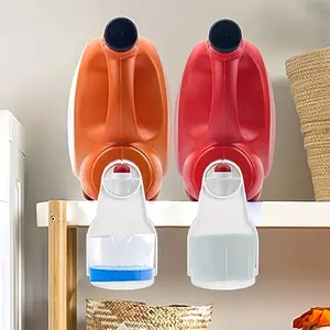 Laundry Detergent Dispenser Holder Set, Anti-Drip Design, Keeps Washer Area Clean, Compatible with Most Bottle Sizes, Two-Piece Kit