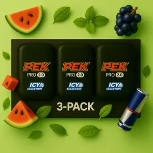 PEK PRO 2.0 Upgraded Natural Nasal Inhaler Stick 3 Pack (Recommended ...