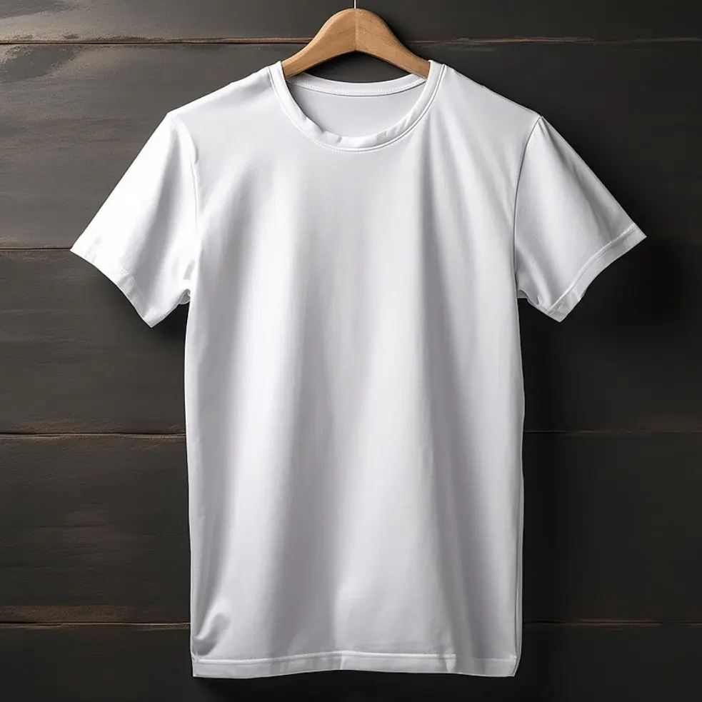 Classic White T-Shirt for Men & Women, Unisex Blank Tee, Casual Everyday Shirt, Basic Short Sleeve Crewneck Top