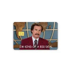 I'm Kind Of A Big Deal Credit Card Vinyl Decal Skins With Easy Pull Tabs
